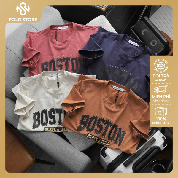 Áo thun cổ tròn Pack Boston
